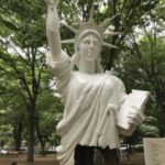 上野公園の『自由の女神』は期間限定で展示されています！