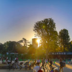 天気が良く夕日が綺麗な『上野公園』をお散歩